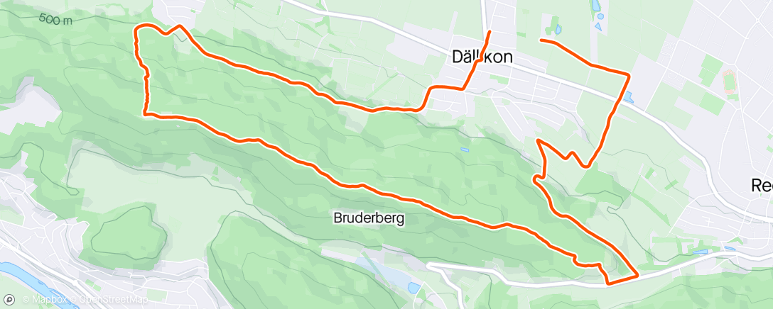 Map of the activity, Back on my beloved Altberg trails 🤩