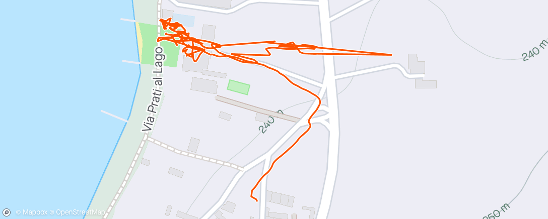Map of the activity, Marche de nuit