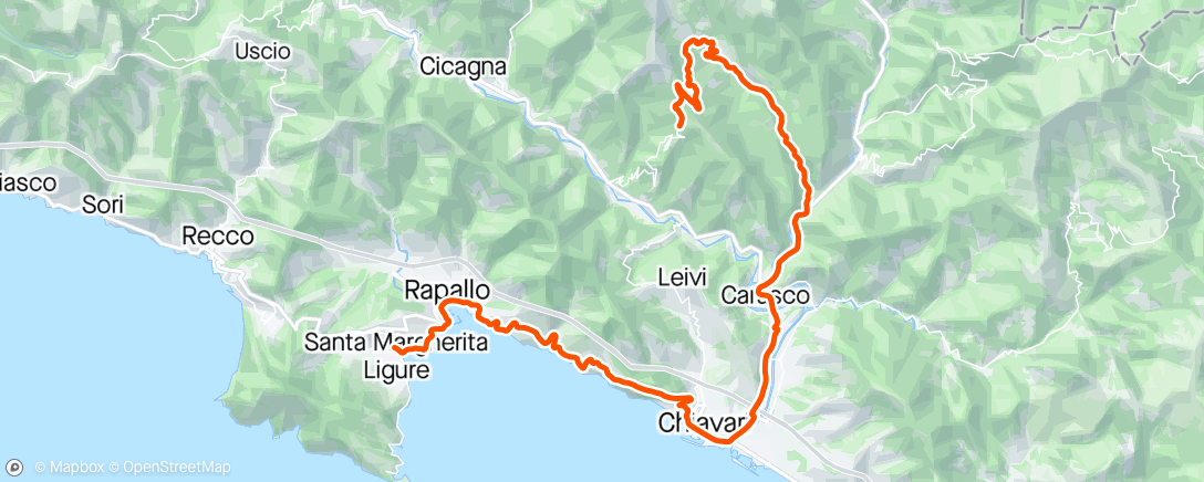 Map of the activity, Crocetta e Passo Romaggi (2a parte)