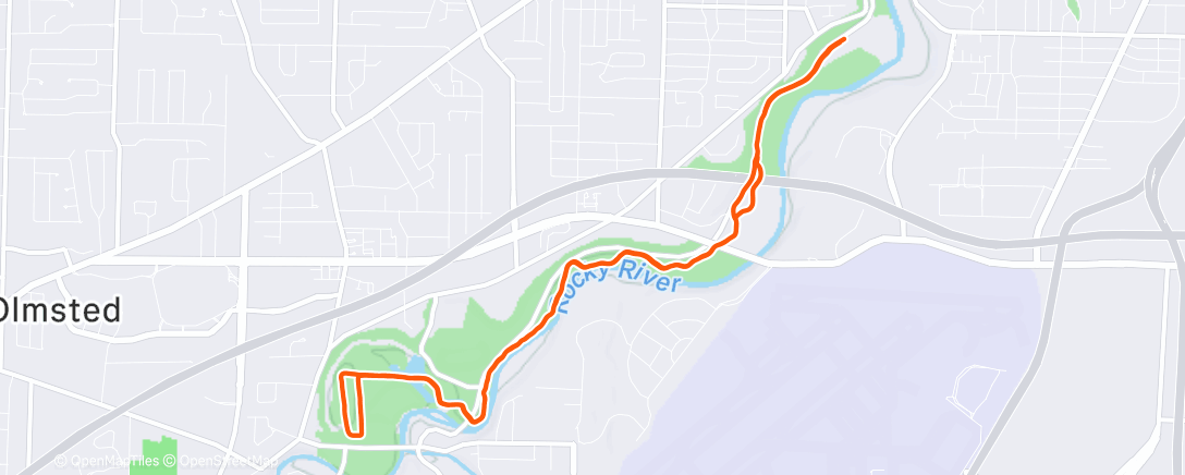 Map of the activity, EZ miles