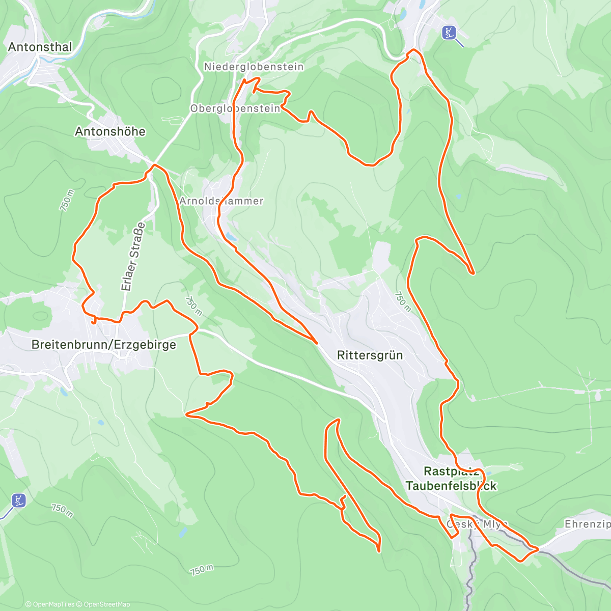 Map of the activity, Frozen Lap mit Aussicht ⛰️🫶🏻🚴‍♂️