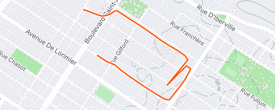 Map of the activity, Manquait d'orzo