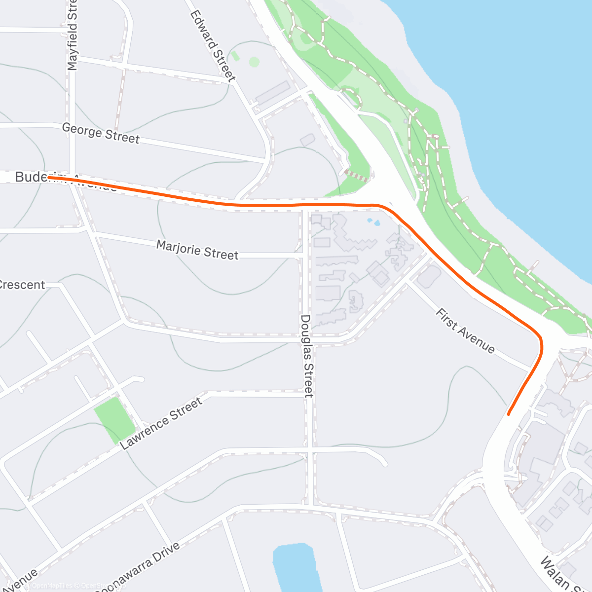 Mappa dell'attività ROUVY - IRONMAN 70.3 Sunshine Coast (1st loop)