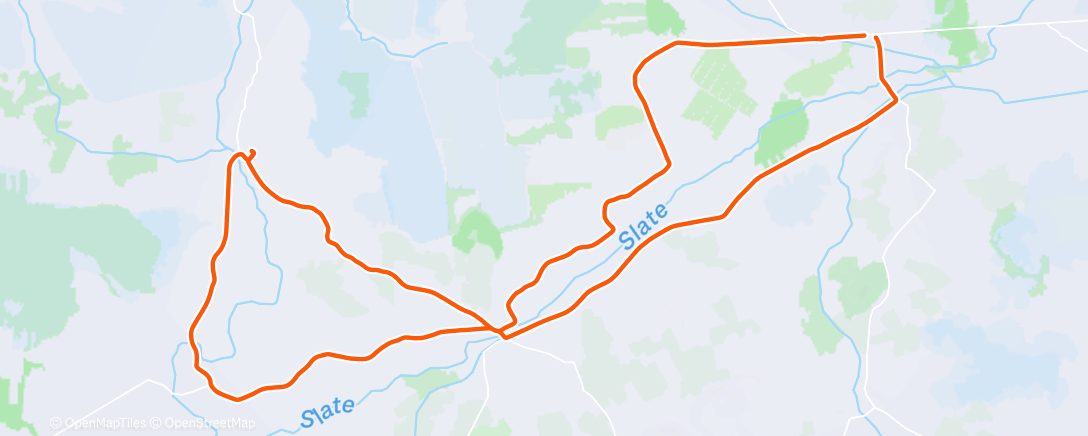 Map of the activity, Morning Ride