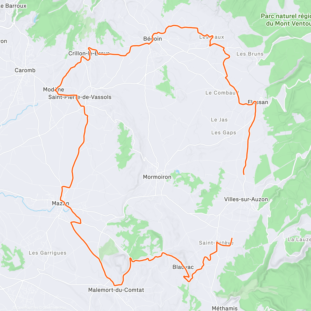 Map of the activity, Nog genoten van een staalblauwe hemel en volop zon. Nu zijn de wolken er en is er kans op sneeuw!