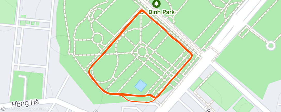 Mappa dell'attività Evening Run (PR 5k, 10k)