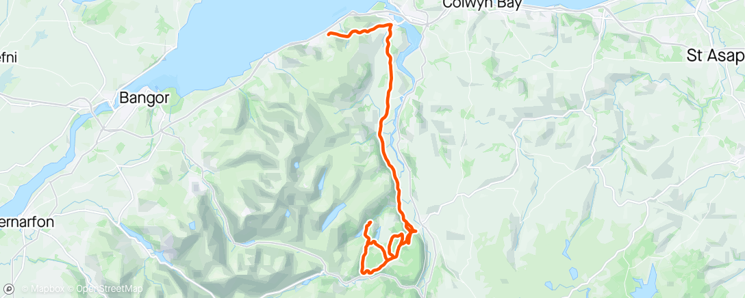 Map of the activity, Gravel Rally practice with the lads.