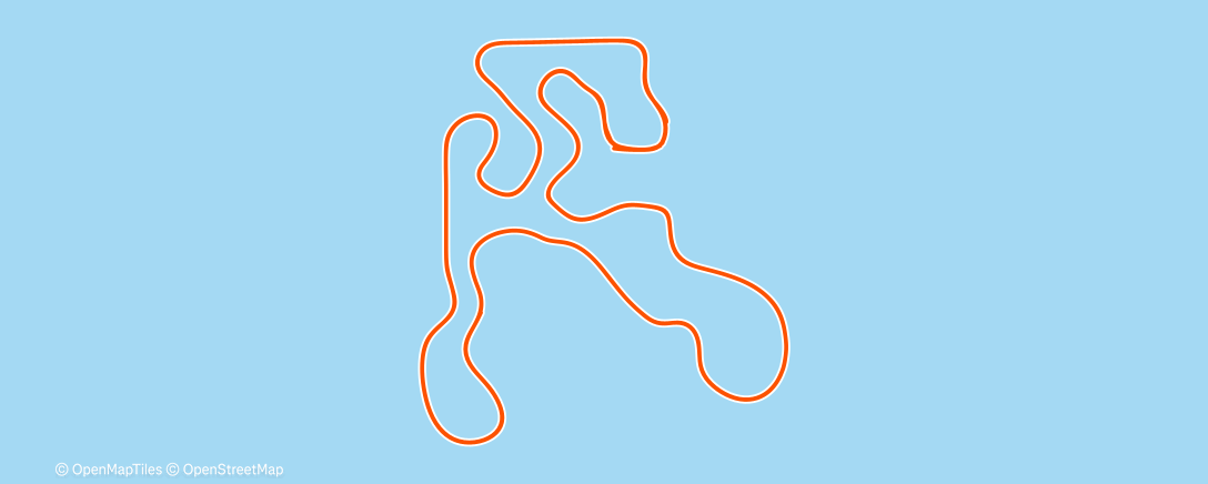 Map of the activity, MyWhoosh - Base Miles #2