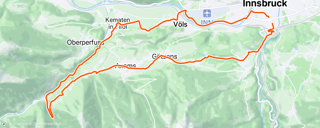 Map of the activity, Verstoppertje spelen tegen lokale regenbuitjes