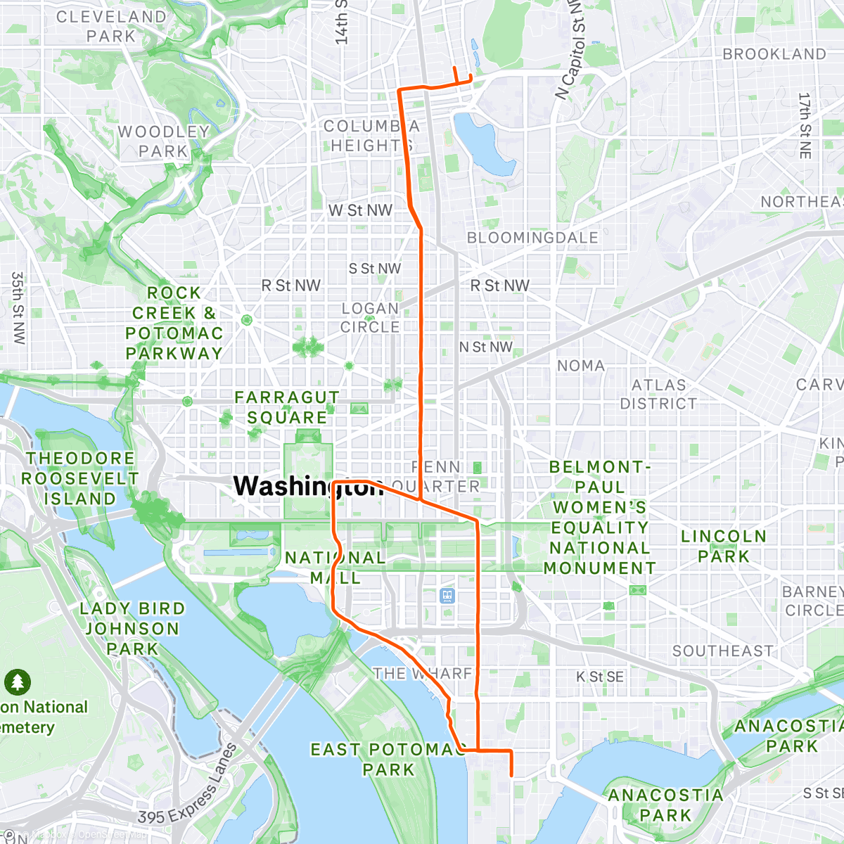 Map of the activity, First Ever Spirit Game