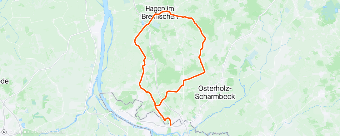 Map of the activity, RSCV Mittwoch