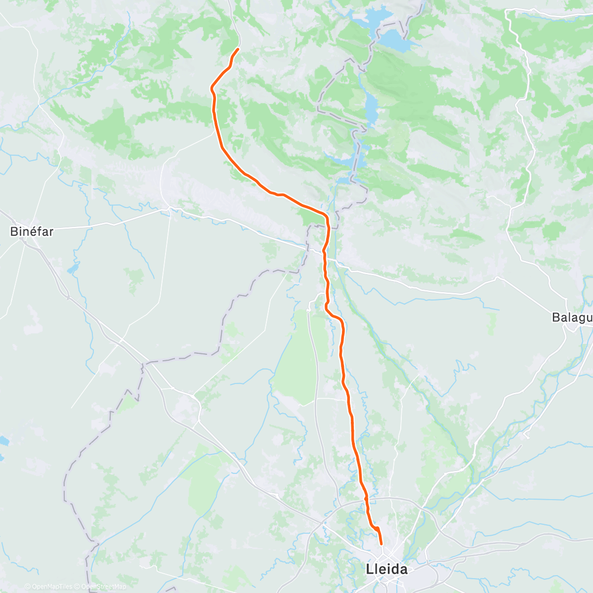 Map of the activity, Saganta