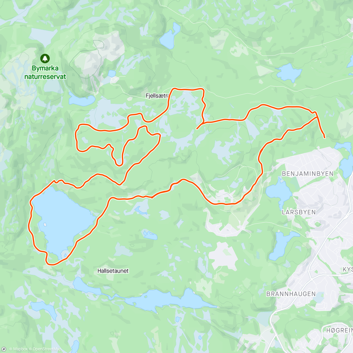 Map of the activity, Family Nordic Ski