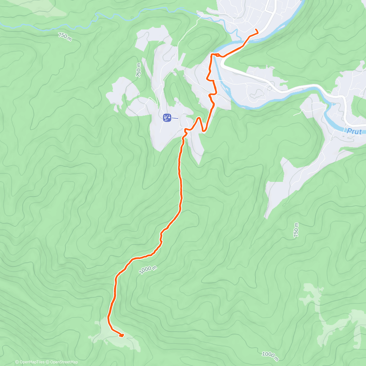Map of the activity, Полонина Явірник