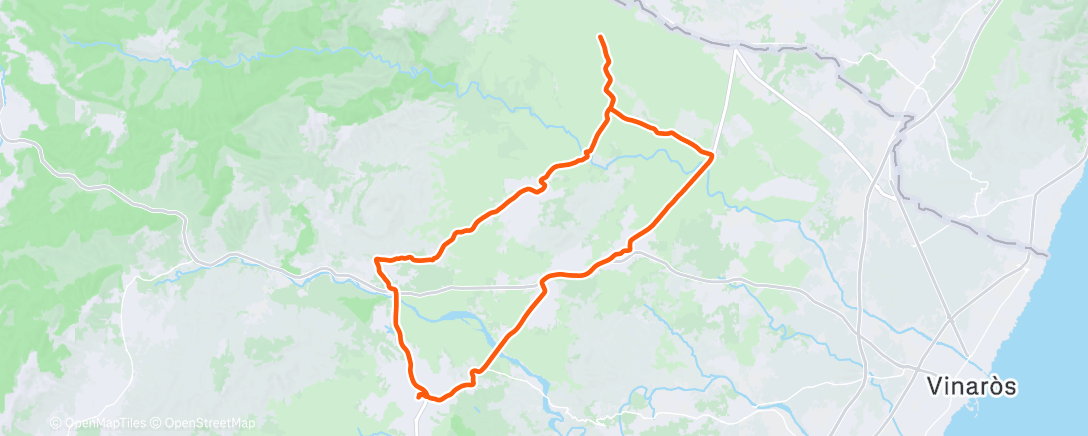 Карта физической активности (Sortie vélo dans l'après-midi)