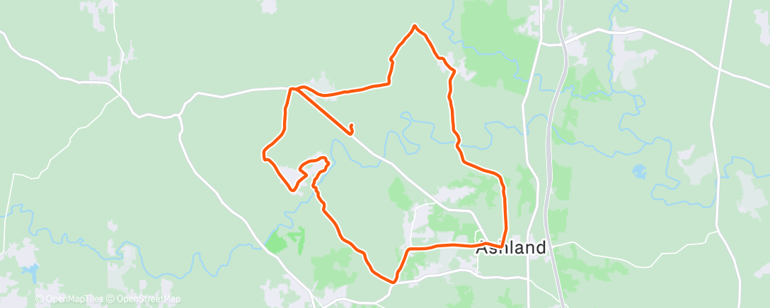 Карта физической активности (Little chilly, little wet)