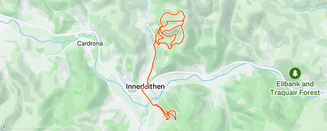 Map of the activity, Morning E-Mountain Bike Ride