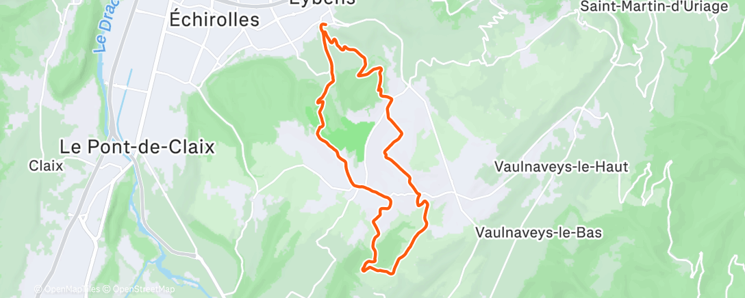 Map of the activity, À la cambrousse 😍