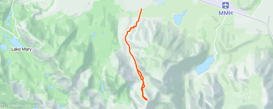 Map of the activity, Guess I didn’t feel like skiing