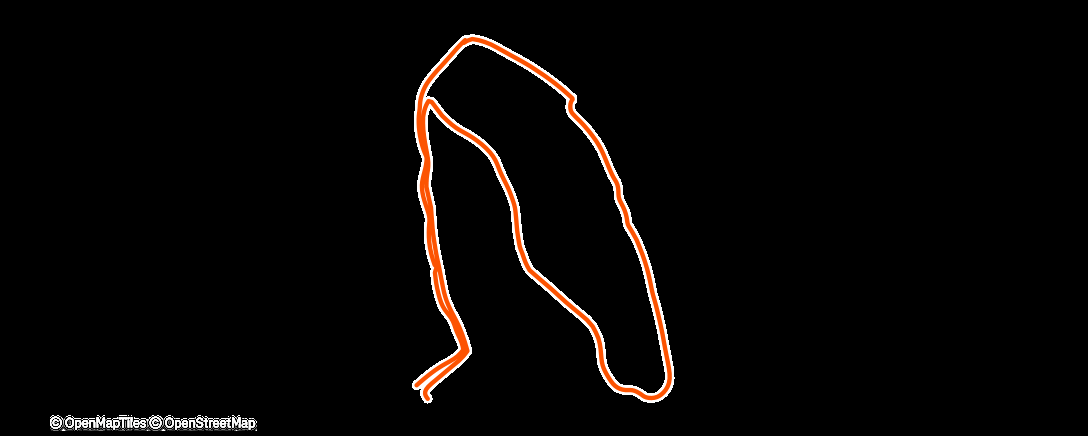 Map of the activity, Morning Walk