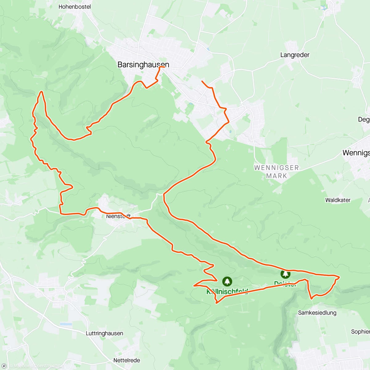 Karte der Aktivität „DeRosa // Morning Gravel Ride”