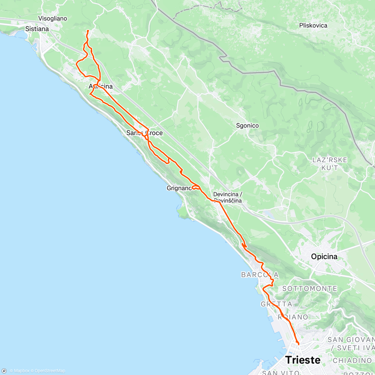 Map of the activity, Attività dell'ora di pranzo