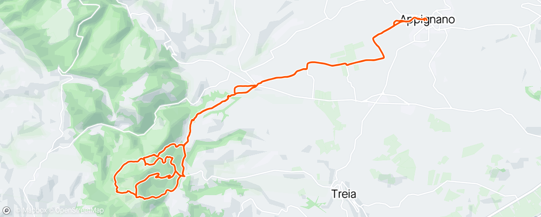 Map of the activity, Sessione in e-bike all’ora di pranzo