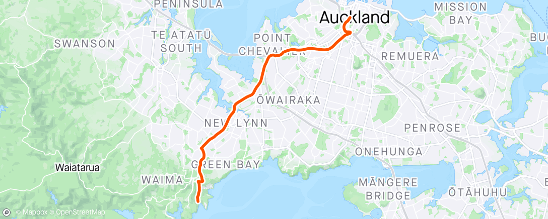 Map of the activity, Commute