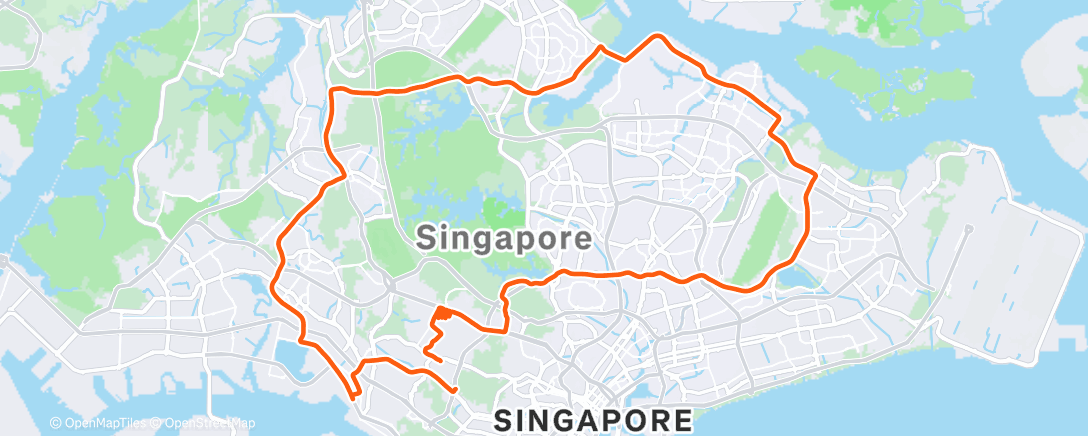 Map of the activity, Morning Ride