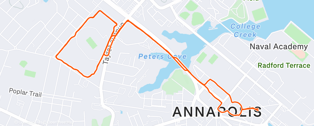 Map of the activity, annapolis bop