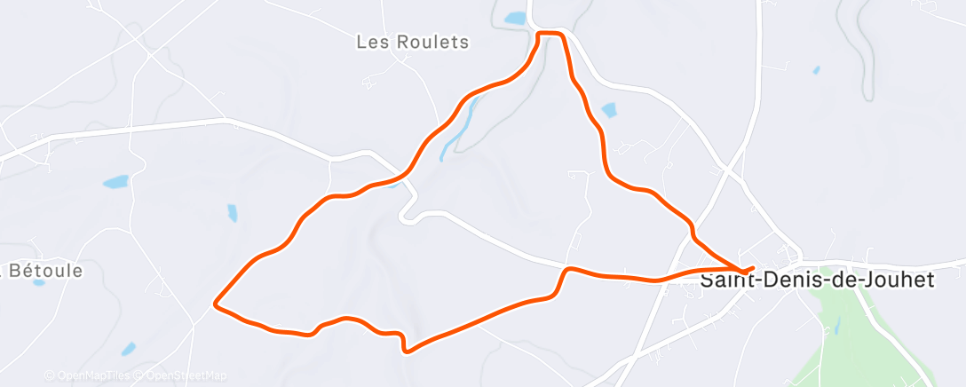 Map of the activity, La DION'XTREM 7 km