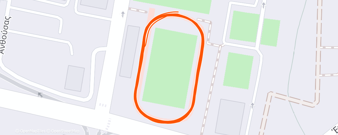 Карта физической активности (Evening Run)