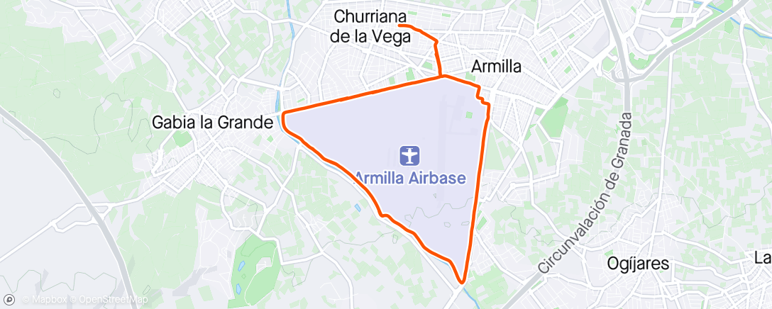 活动地图，10 Km series largas// Anda que no está apretado Fran 💪🏻