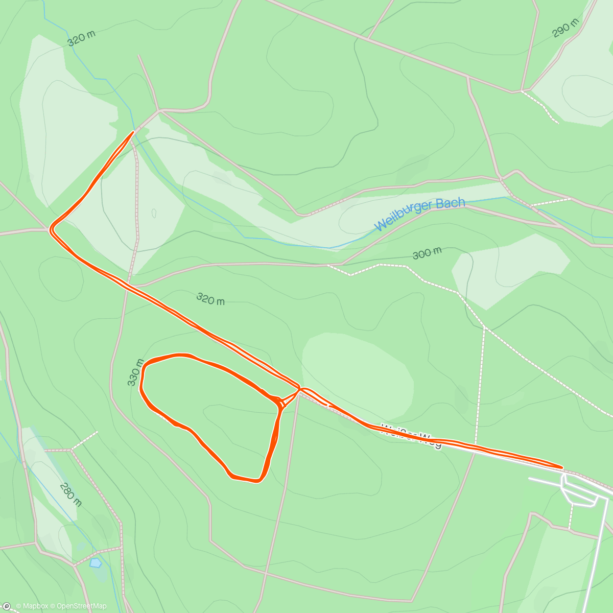 Карта физической активности (10 x 600 m Finnenbahn)