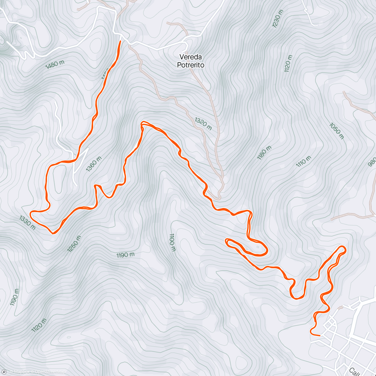Map of the activity, La Puerta 🥵 | Sunday Run