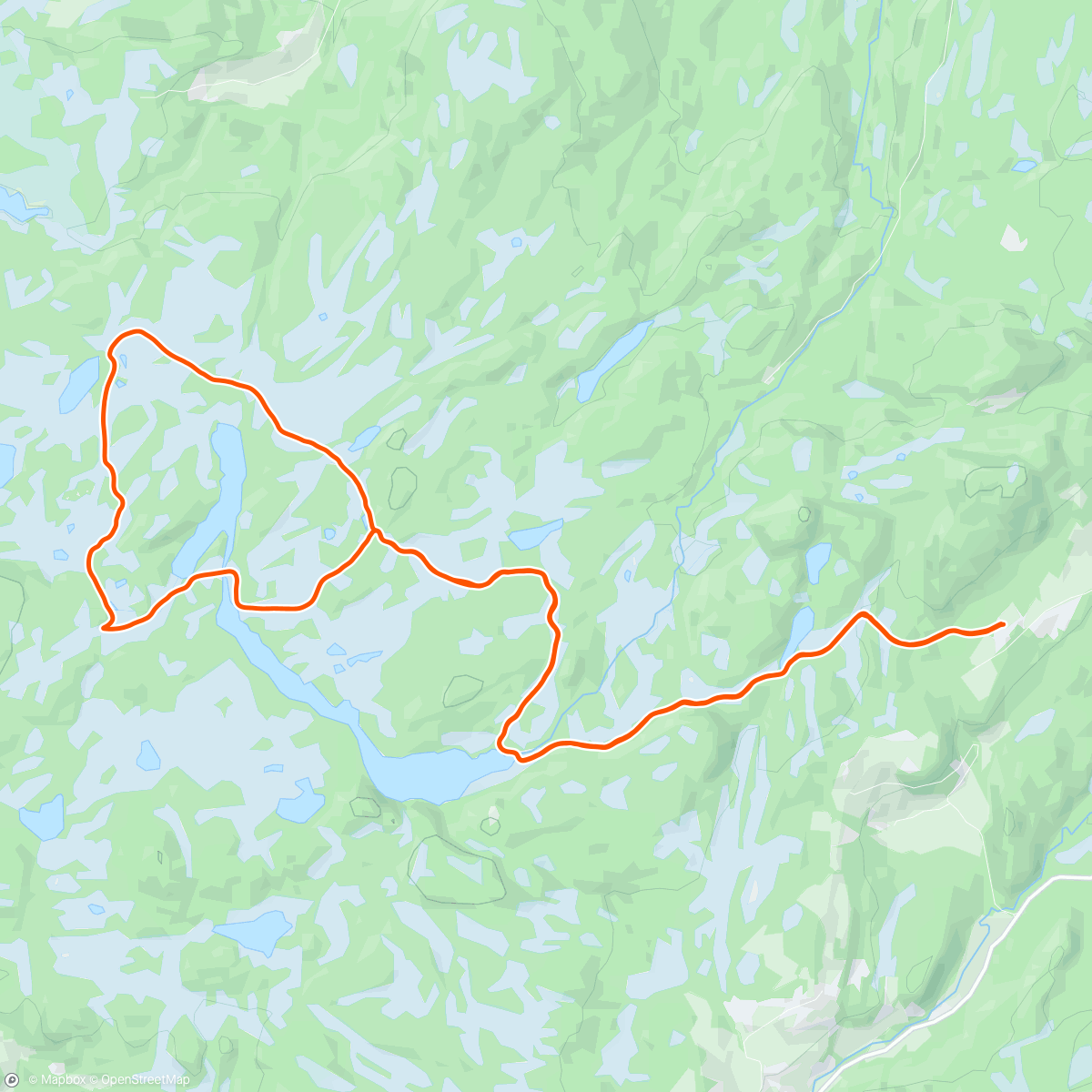 Map of the activity, Jårakjølen, siste gang i år🤗