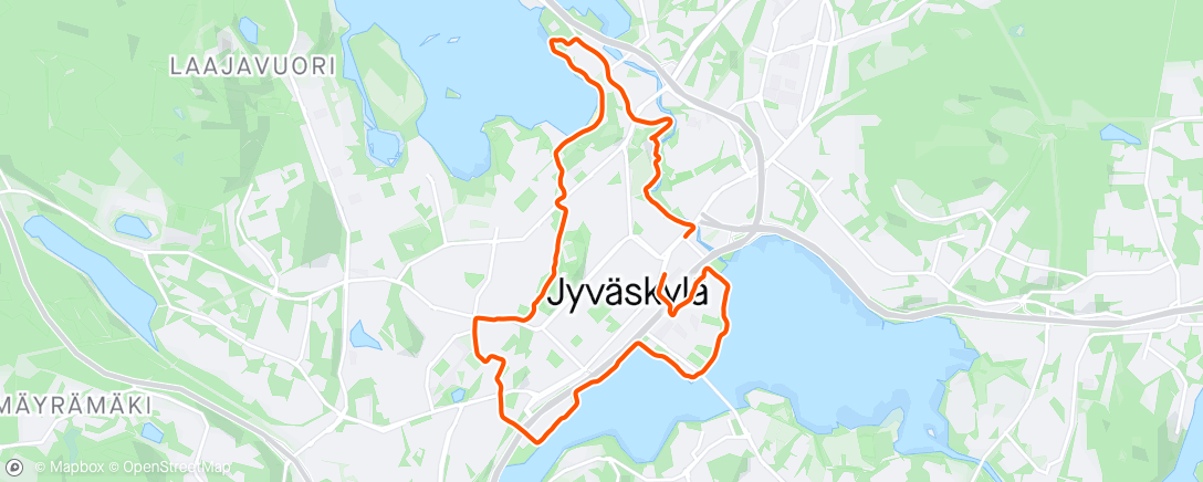 Map of the activity, 12km Easy Run with Runna ✅