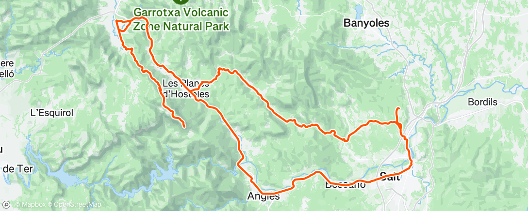 Map of the activity, Morning Ride