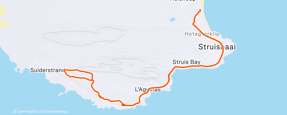 Карта физической активности (Morning Mountain Bike Ride)