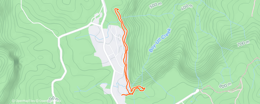 Map of the activity, Christmas Morning Springbrook Park 🎄