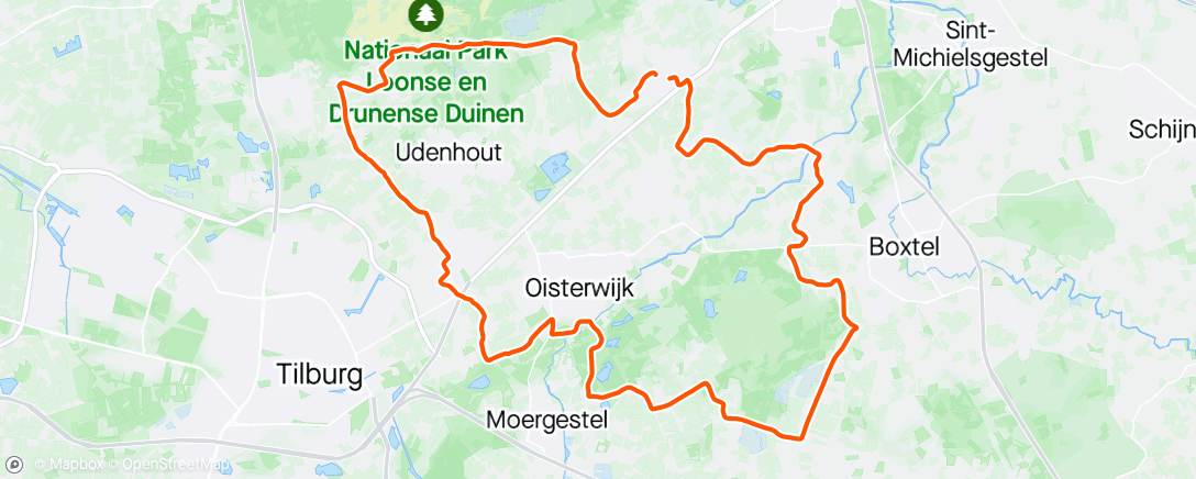 「Woensdag ritje」活動的地圖