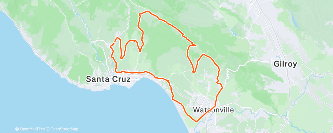 Map of the activity, Back On The Harbor Ride 🤘