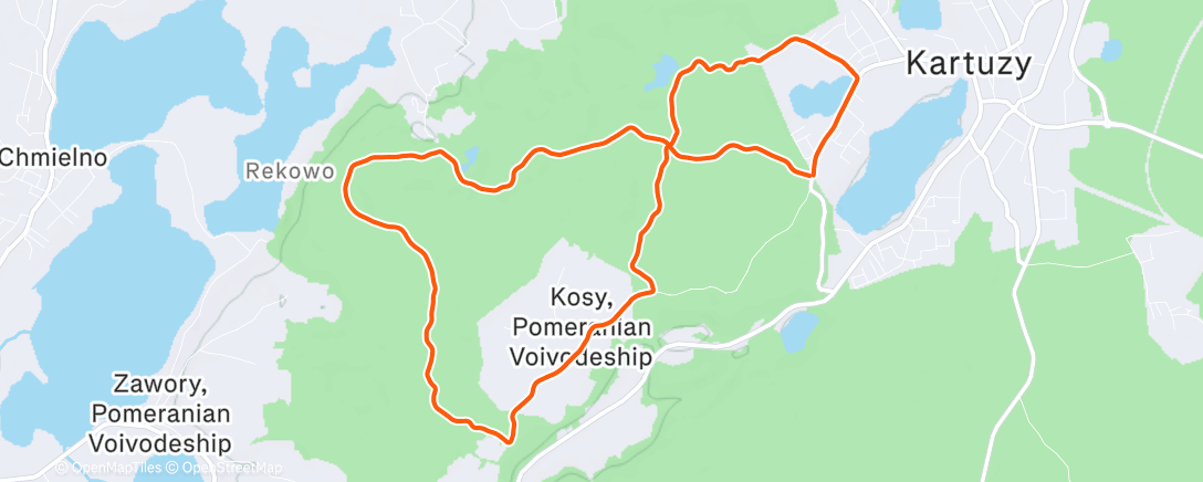 Карта физической активности (Morning Run - rozbieganie)