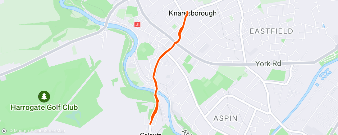 Map of the activity, Morning Walk