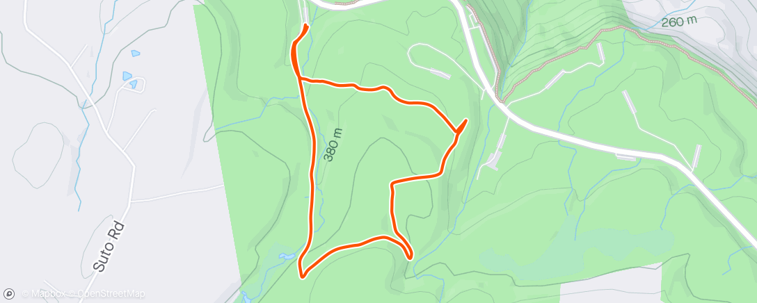 Mapa da atividade, Red & Blue Loop Trail - Thacher State Park