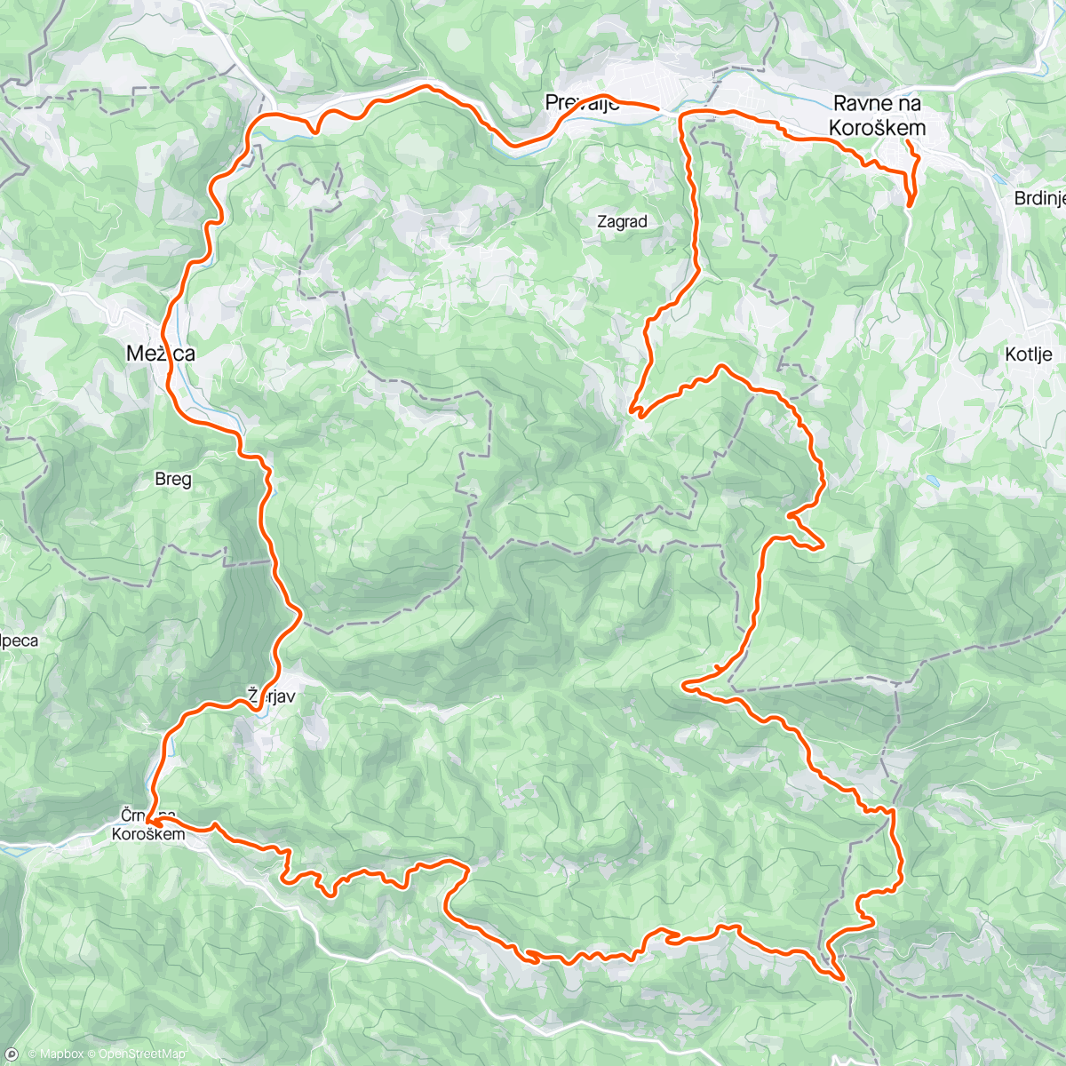 Mappa dell'attività Ledine/Ciganija/Črna,