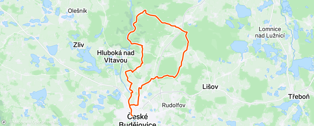 Map of the activity, Afternoon Gravel Ride