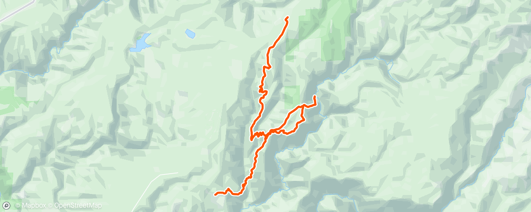 Map of the activity, First few miles of Canyons 100k