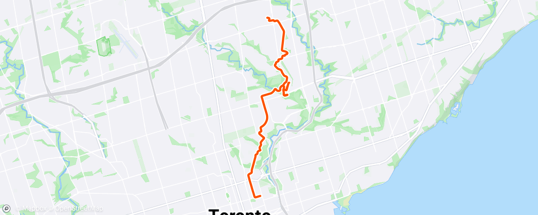 Map of the activity, From softball