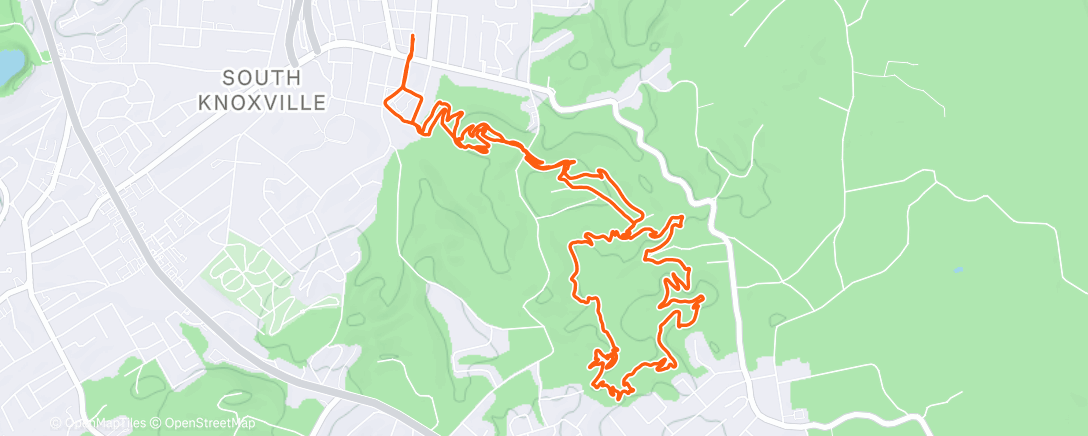 Map of the activity, Afternoon Ride